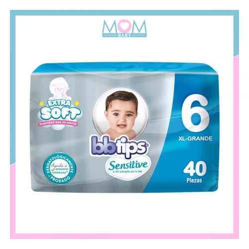 Pañal Bbtips Sensitive Talla 7 40 pañales